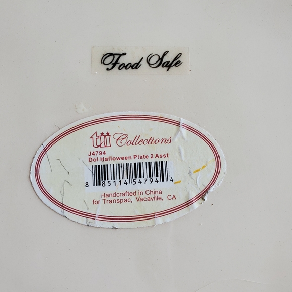 Vintage TII Collections Witch Hat/Shoe Decorative Plates - Picture 7 of 10